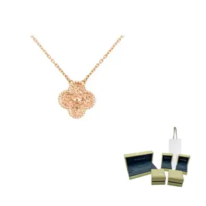 Alhambra Four Leaf Lucky серия золотые ожерелья женские Van Cleef & Arpels, Necklace