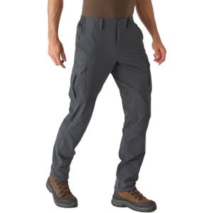 Брюки SOLOGNAC Cargo мужские угольно-серые DECATHLON, серый