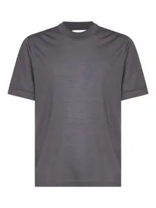 Шерстяная футболка с круглым вырезом D4.0, серый