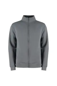 Обычная куртка с полной молнией Kustom Kit, серый