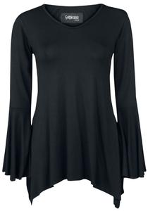 Рубашка с длинными рукавами Gothicana by EMP, черный