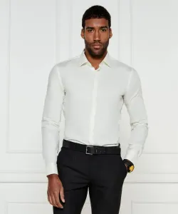 Рубашка Кеннью Slim fit Hugo, бежевый