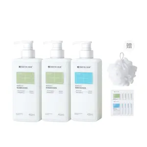 Шампунь-крем с аминокислотами и ароматом фрезии для контроля жирности, лечения перхоти и успокаивающего очищения 450мл Manting