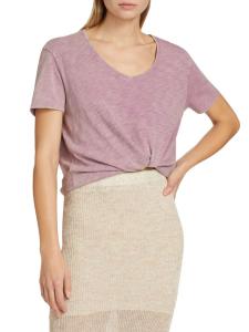 Футболка с короткими рукавами из толстого джерси ATM Anthony Thomas Melillo, цвет Wisty Mauve