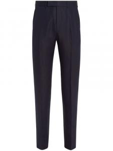 Льняные брюки Zegna, синий