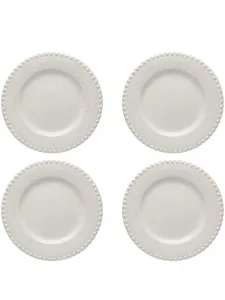 Набор Fantasia из четырех тарелок Bordallo Pinheiro, нейтральный