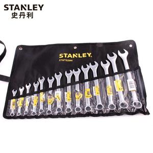 Stanley Набор ключей двойного назначения STANLEY, 14 предметов, рожковый ключ для цветка сливы, 10–32 мм STMT80944-8-23
