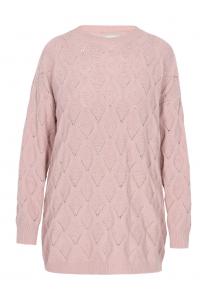 Свитер большого размера Usha, темно-розовый