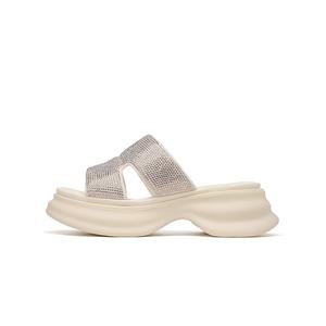 ST&SAT Женские слайдеры абрикос, экрю, цвет Ecru