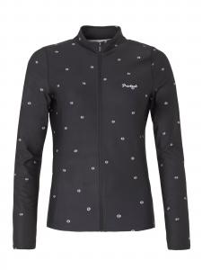 PROTEST Спортивная куртка 'PRTPEANUTS' в черном дениме