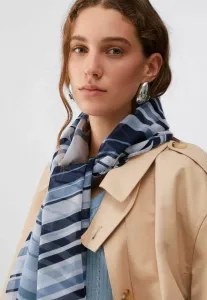 Полосатый шарф-палантин Liu Jo, Dark Blue