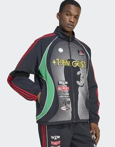 Мототрек Teamgeist Adidas Originals, черный/зеленый