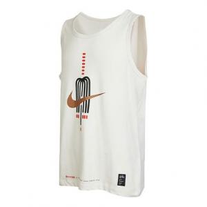 Жилет Men's Nike Logo Printing Round Neck Pullover White Vest
