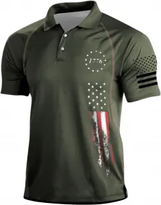 Американский патриотический поло для мужчин, летняя рубашка для гольфа, S-3XL