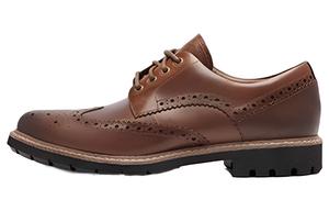 Туфли мужские низкие темно-серые Clarks