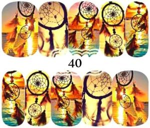 Водные наклейки на ногти - №40, inna