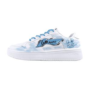 LINING Понтонные лодки нескользящие, устойчивые к истиранию, дышащие низкие кроссовки для скейтборда unisex white