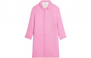 AMIPARIS Твидовое пальто на пуговицах Ami Paris, Candy Pink