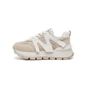 Кроссовки женские толстые низкие Bull Charm, красный