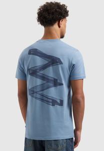 Футболка Ballin REGULAR FIT CREWNECK SS , Mid Blue Grey/Blue-Grey