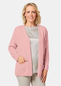 Кардиган GOLDNER Kaschmir Longstrickjacke, цвет puder
