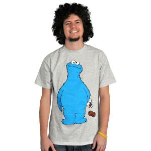 Улица Сезам — полноразмерная футболка Cookie Monster