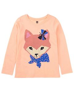 Футболка Tea Collection с принтом Fox, розовый