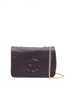Мини-сумка на плечо с тисненым логотипом Coccinelle, фиолетовый