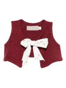 Топ с бантом La Stupenderia, красный