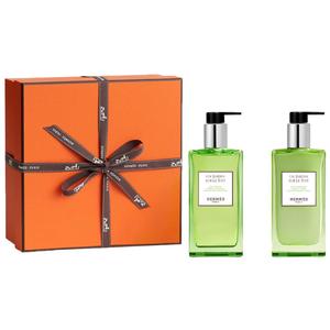 Увлажняющий гель для душа лосьоны наборы комбинированного ухода очищающие ароматические 200мл+200мл HERMES, Two-Piece Set: Roof Garden Shampoo & Shower Gel 200ml+Roof Garden Moisturizing Lotion 200ml