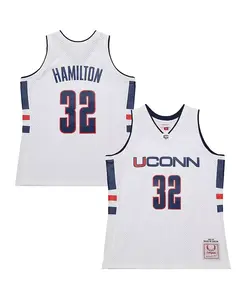 Мужская белая майка Richard Hamilton UConn Huskies 1998/99 Mitchell & Ness