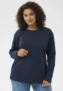 Топ с длинными рукавами kchellen Kaffe Curve, Dark Blue