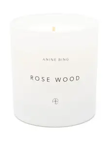 Свеча rose wood, 9х8 см, Anine Bing, белый