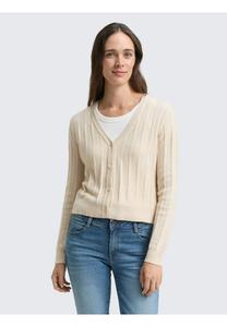 Кардиган TOM TAILOR Cardigan, Sand Stone Beige Melange/Sand