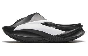 Anta Life Collection Устойчивые к истиранию слайдеры Мужские Черный Белый, Basic Black/Pure White