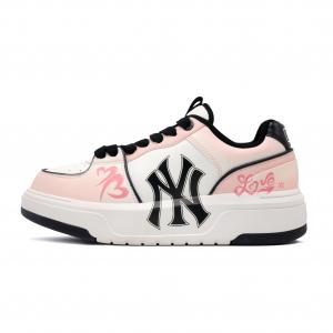 MLB Кроссовки для скейтбординга Chunky Liner Heart Of Pink Love, нескользящие и износостойкие, увеличивающие рост, унисекс, розовые