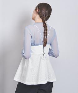 Майка с цветочной вышивкой United Arrows, цвет White