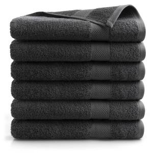 Полотенце для душа DoubleDryset Hotel (6 шт), 26x140x26 см, антрацитовый