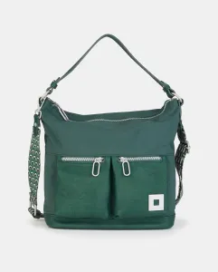 Сумка-хобо с застёжкой-молнией Caminatta, зеленый