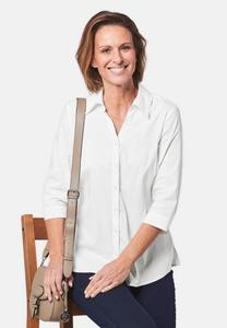 Блузка на пуговицах STRETCHBEQUEME GOLDNER, белый