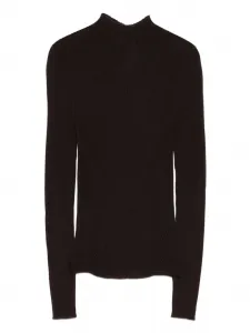 Джемпер в рубчик TWINSET, коричневый