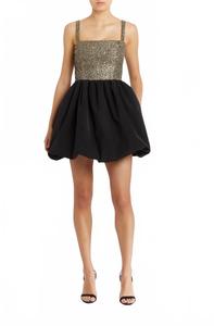 Мини-платье Christine в золотисто-черном цвете Amanda Uprichard, Gold Black