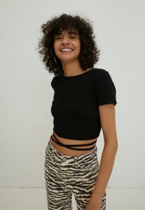 Футболка базовая RIVER TOP EDITED, цвет black