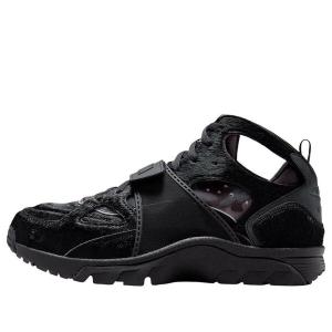 Кроссовки x corteiz air trainer huarache 'black pony' Nike, черный