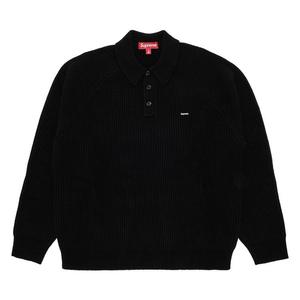 Свитер Supreme Small Box Polo Sweater, Black
