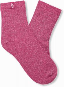 Носки UGG womens Lavinia Shimmer Quarter, Chroma Pink
