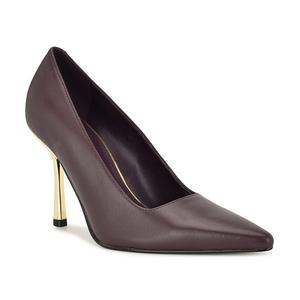Женские туфли-лодочки Jamiey с острым носком без шнурков Nine West, Wine Leather