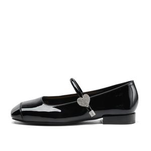 Туфли Мэри Джейн на блочном каблуке женские Hotwind, Black