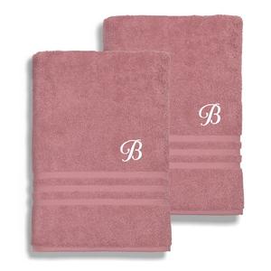 Linum Домашний текстиль Турецкий хлопок Denzi 2 шт. Персонализированный комплект простыней для ванной Linum Home Textiles, B