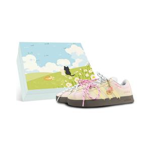 Adidas VL COURT 2.0 низкие скейтборд кроссовки unisex желтый розовый белый